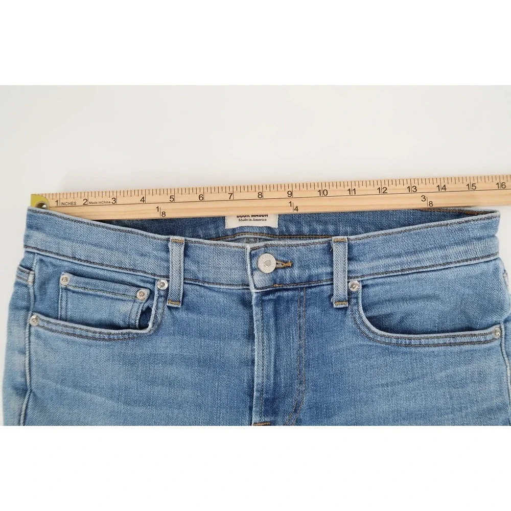 Buck‎ Mason Jeans 31 Slim Denim Blue Light Wash Fade 31x33 Made in USA BM12004